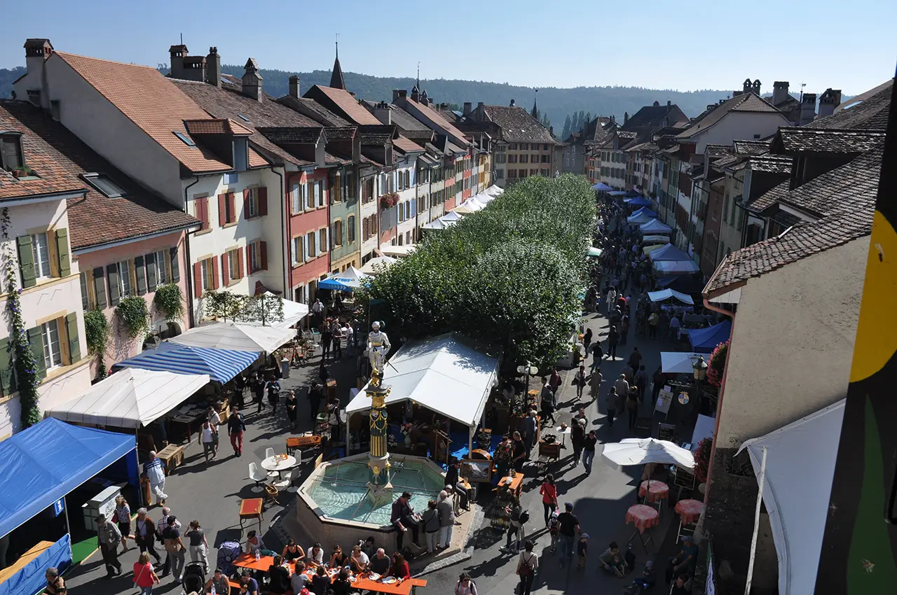 Fête de la Brocante du Landeron, Le Landeron
