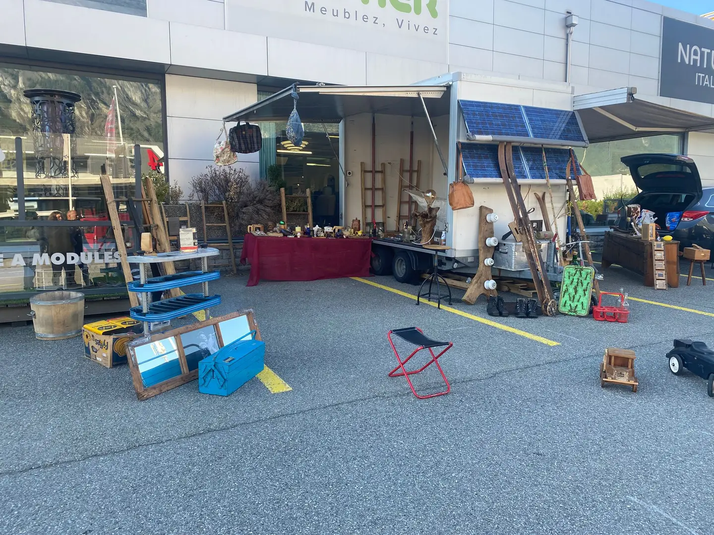 Vide-grenier chez EcoBroc, Saxon